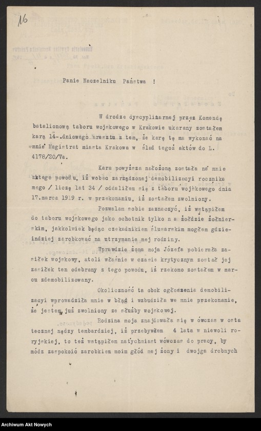 image.from.unit.number "Podania (skargi i zażalenia), tom II"
