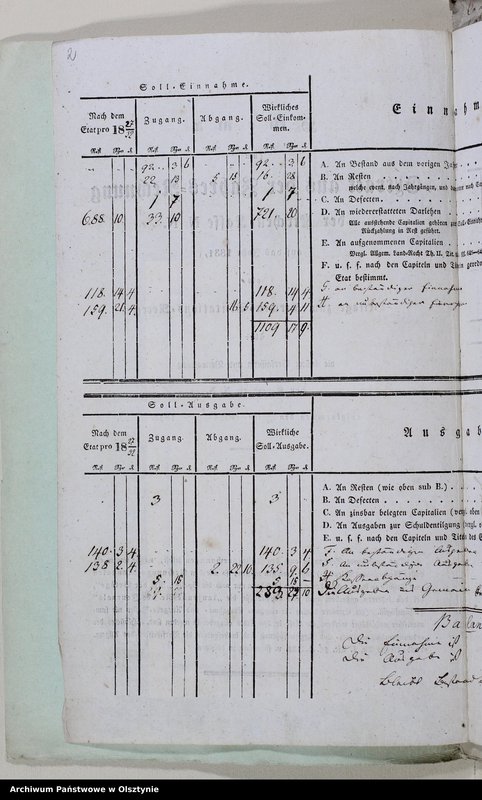 image.from.unit.number "Ertract aus der Jahres Rechnung der Kirchen Kasse zu Saalfeld"