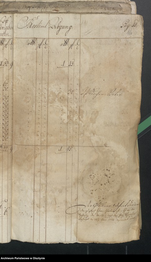 image.from.unit.number "Jahr Kirchen Rechnung der Gross Engelauschen Kirchen aller Einnahme und Ausgabe wie auch Bau-Rechnung"