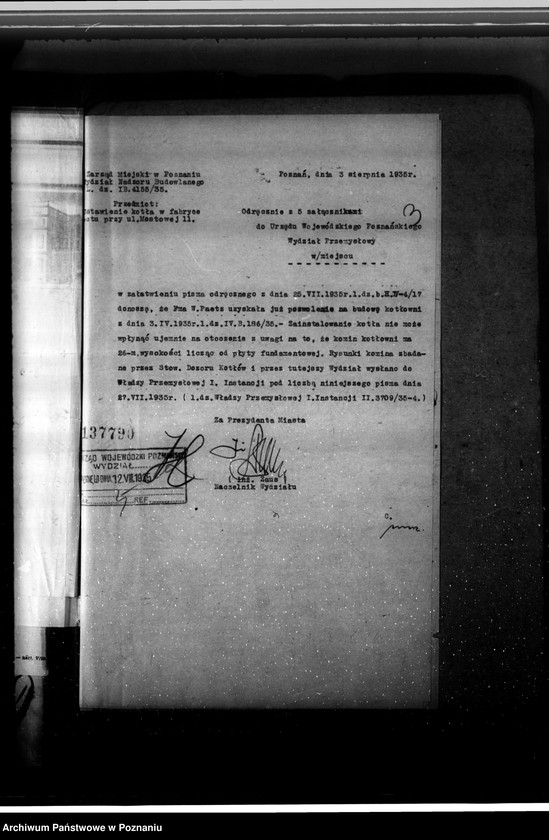 Obraz 7 z jednostki "Fabryka octu Wincenty Paetz Poznań ul. Mostowa 11 nr woj. 6721"