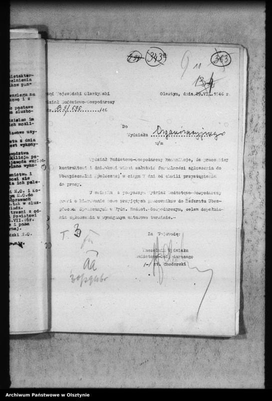 image.from.unit.number "Okólniki, pisma okólne i zarządzenia wydziałów i władz centralnych"