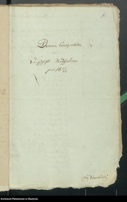 image.from.unit.number "Decem Consignations zur Jahres Rechnung der Kirche zu Rhein"