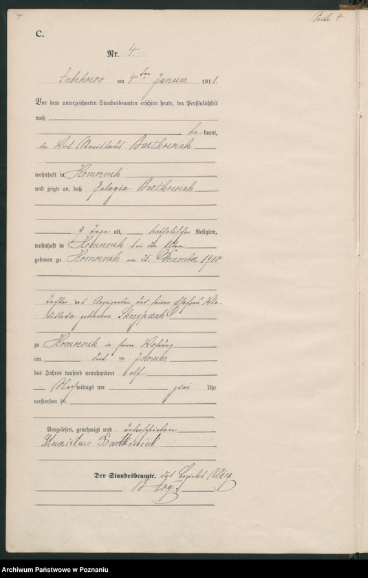 Obraz 7 z jednostki "Sterbe-Haupt-Register"