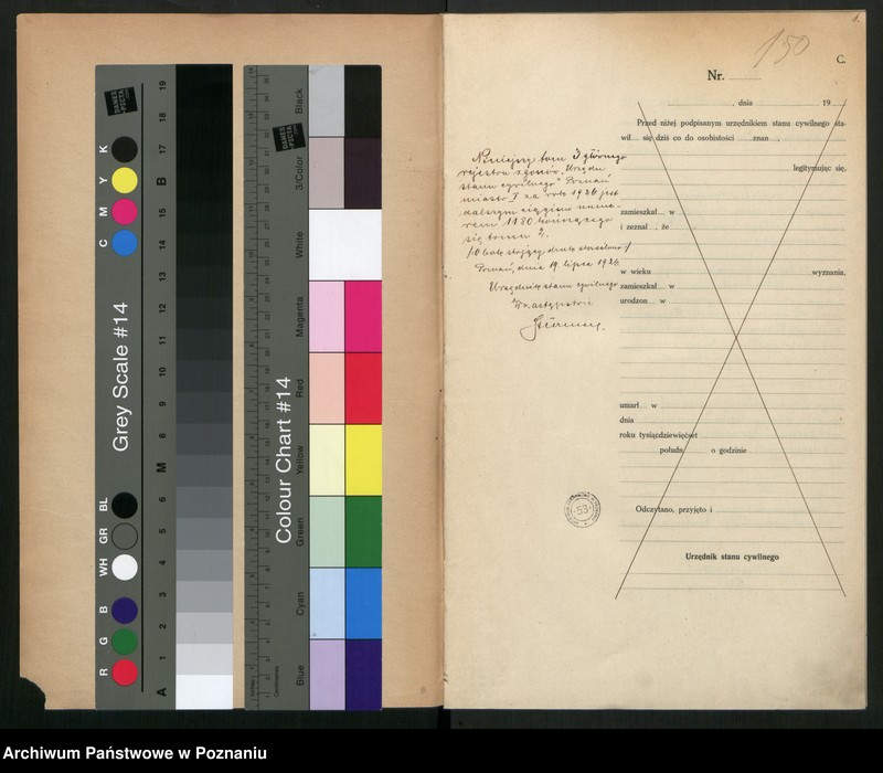 Obraz 3 z jednostki "Księga miejscowa zgonów tom III [Rejestr główny zgonów]"