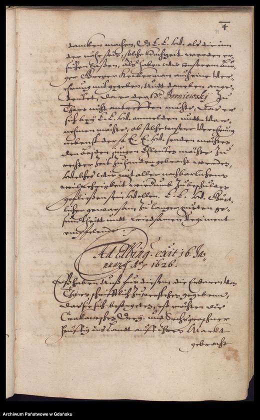 image.from.unit.number "Liber Missivarum Anni 1626 [na luźnych kartach regesty listów z okresu 8.I - 27.V]"
