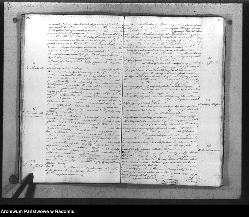 Obraz 18 z jednostki "Duplikat urodzonych, zaślubionych i umarłych parafii Brzóza na rok 1849"