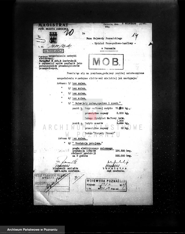 Obraz 18 z jednostki "Rzeźnia Miejska w Jarocinie nr kotła 5935"