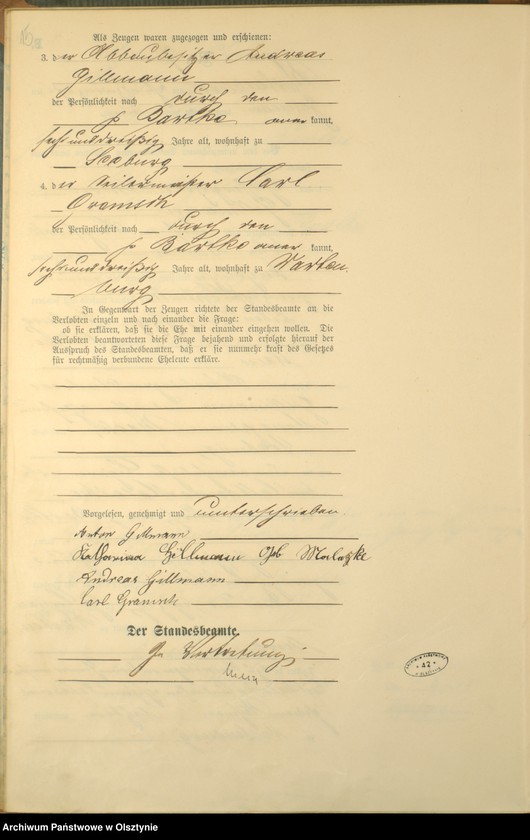 image.from.unit.number "Heiraths-Haupt-Register Nr 1 - 45"