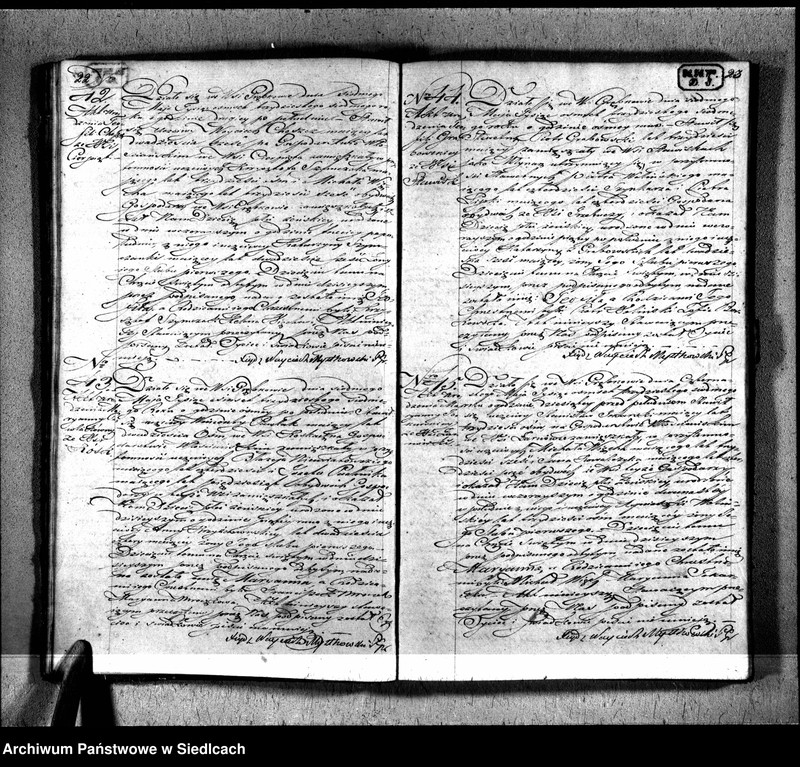 Obraz 14 z jednostki "Akta urodzin, małżeństw, zgonów"