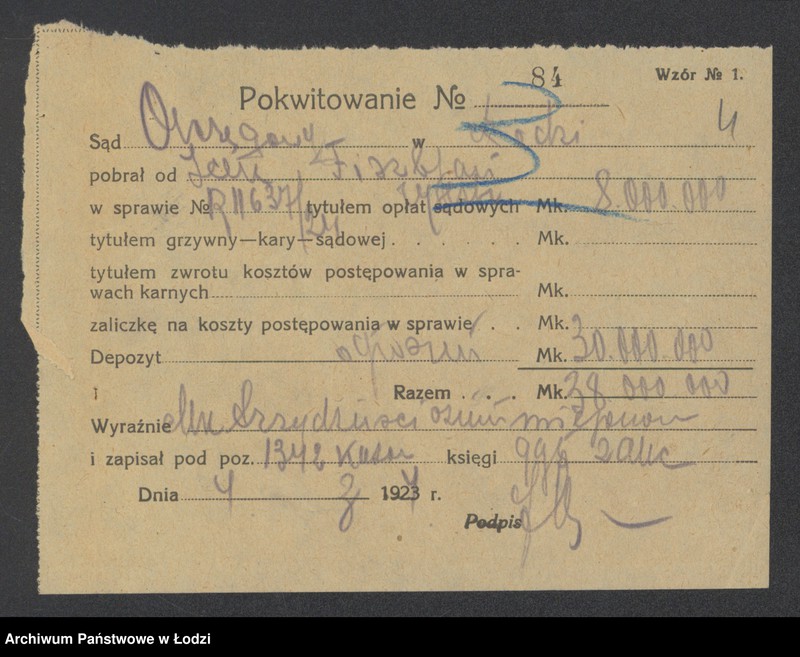 Obraz 6 z jednostki "Icek Fiszbajn- sprzedaż węgla i drzewa"