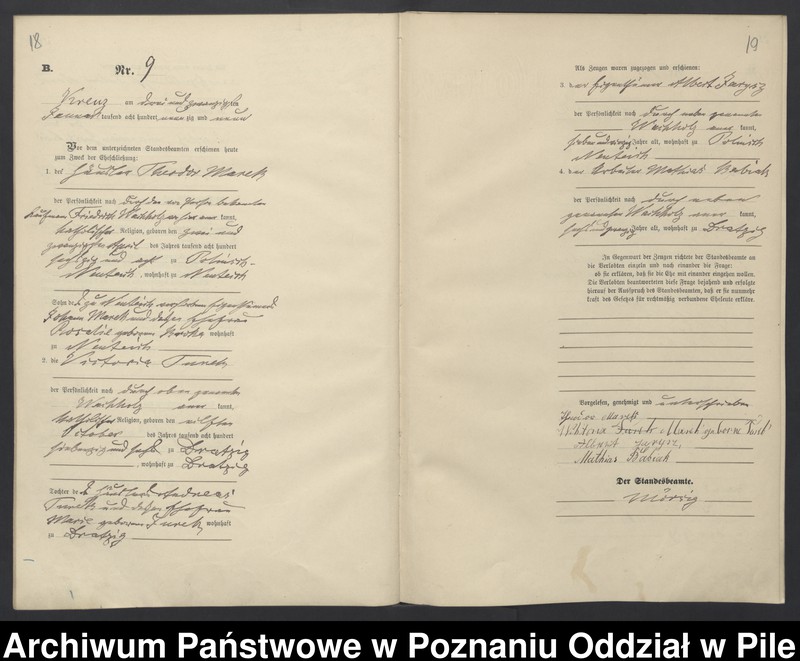 Obraz 12 z jednostki "Księga małżeństw"