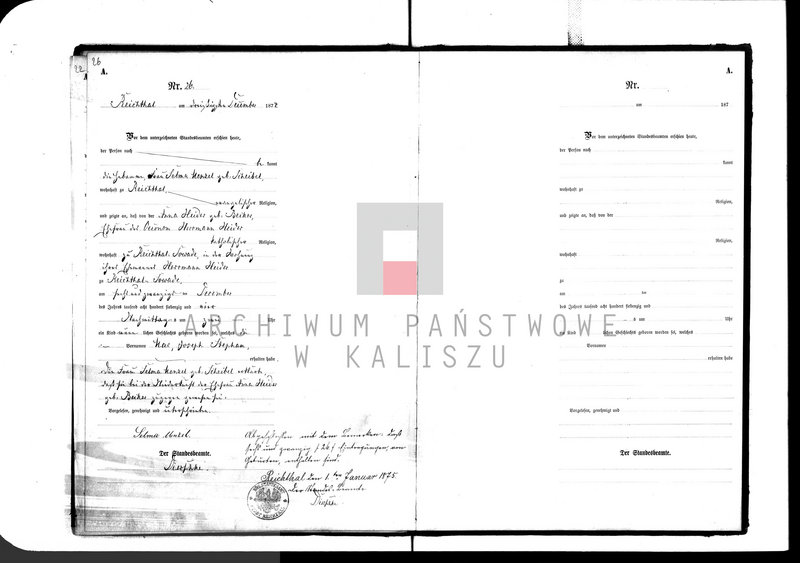 Obraz 20 z jednostki "[Księga urodzeń]"