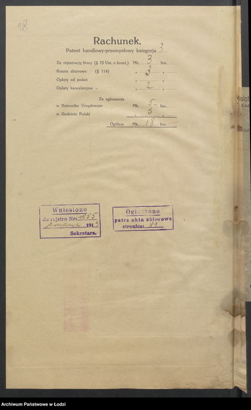 Obraz 20 z jednostki "Icek Koszer- Mojżesz vel Aron Neuman- sprzedaż gotowej garderoby"