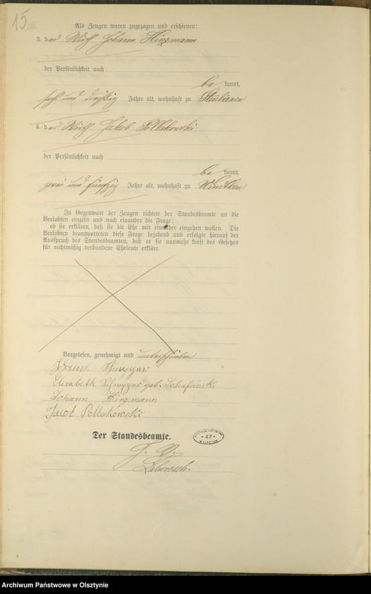 image.from.unit.number "Heiraths-Haupt-Register Nr 1 - 15"