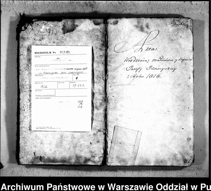 image.from.unit.number "Akta urodzeń, małżeństw, zgonów"