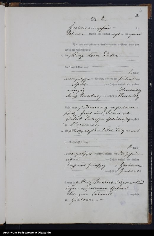 image.from.unit.number "Heiraths-Haupt-Register Nr 1 - 13"