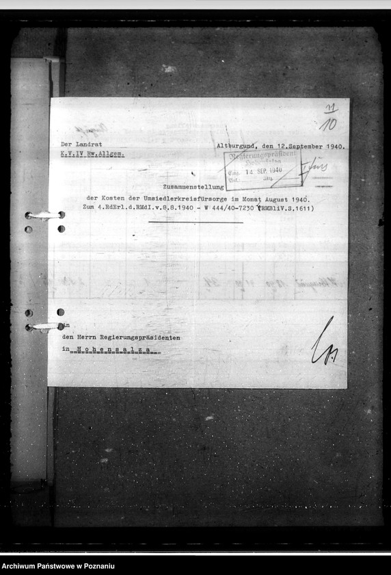 Obraz 15 z jednostki "Umsiedlerkreisfürsorge - Monat August"