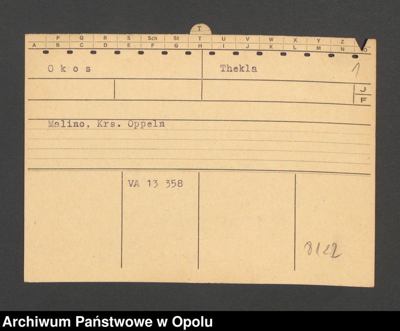 Obraz 3 z jednostki "[Okos Thekla, zam. Malino]"