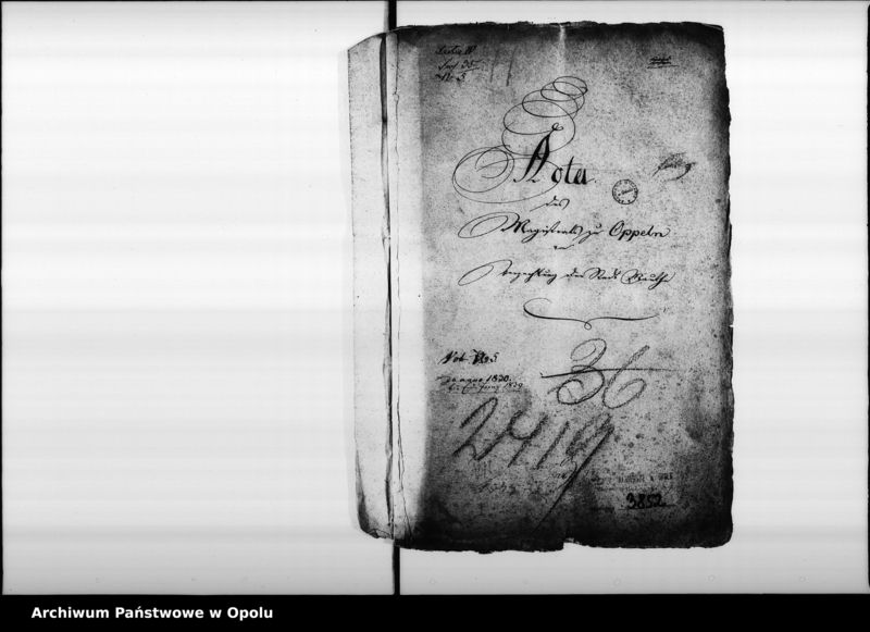 Obraz 4 z jednostki "Acta des Magistrats zu Oppeln von Verpachtung der Stadt Mauthe Vol. V de anno 1830 bis Ende Juny 1839"