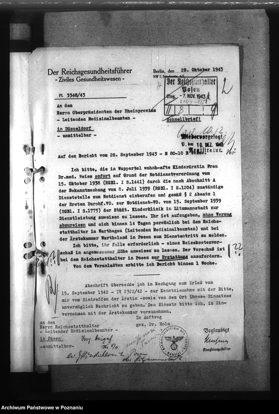 Obraz 6 z jednostki "Notdienstverpflichtung der Ärzte"