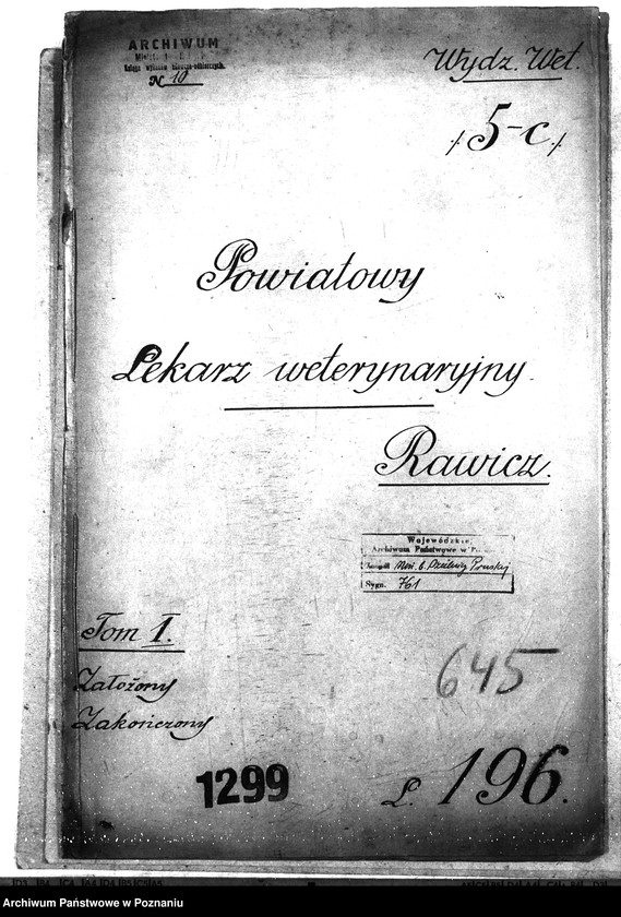 Obraz 4 z jednostki "Pow. lekarz Weterynaryjny Rawicz"