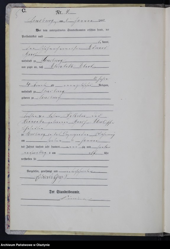 image.from.unit.number "Sterbe-Haupt-Register Nr 1 - 200"