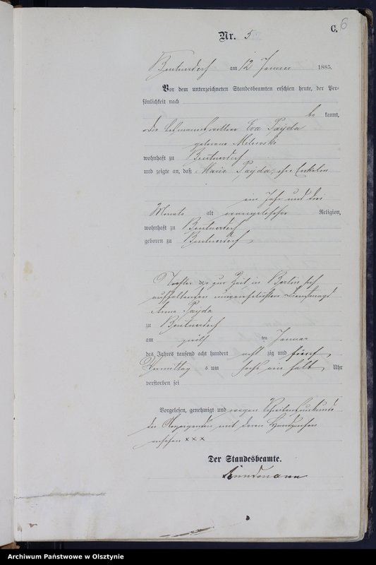 image.from.unit.number "Sterbe-Haupt-Register Nr 1 - 253"