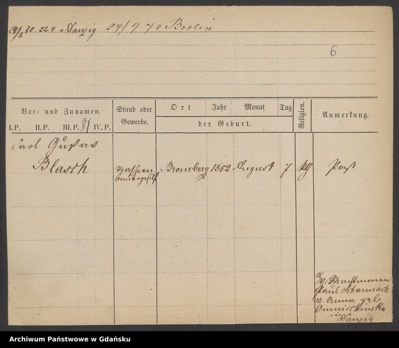 image.from.unit.number "Karty meldunkowe: Blas - Bliesnowski"