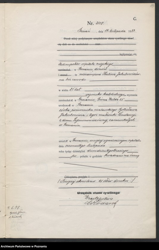 image.from.unit.number "Księga miejscowa zgonów tom V [Rejestr główny zgonów]"