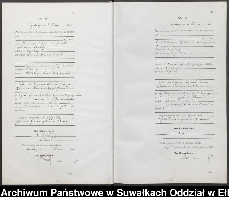 image.from.unit.number "[Sterbe-Neben-Register des Preussischen Standes-Amtes Angerburg Kreis Angerburg]"