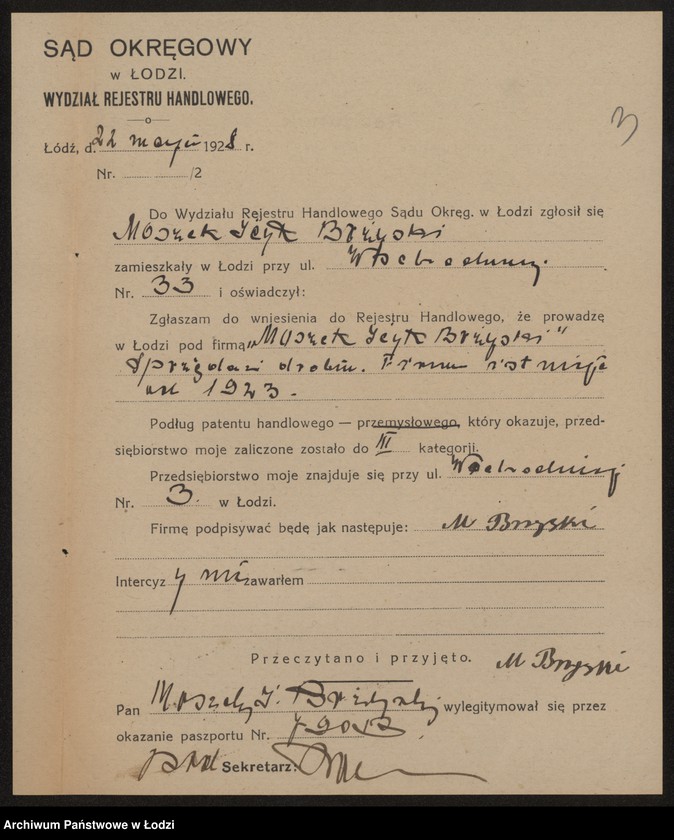 Obraz 5 z jednostki "Moszek Icek Brzyski – sprzedaż drobiu"