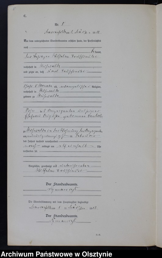 image.from.unit.number "Sterbe-Neben-Register Nr 1 - 26"