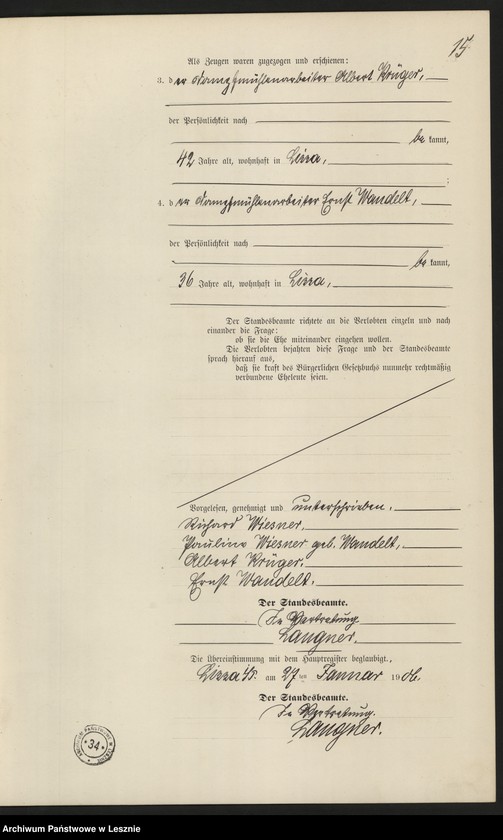 Obraz 18 z jednostki "[Księga małżeństw]"