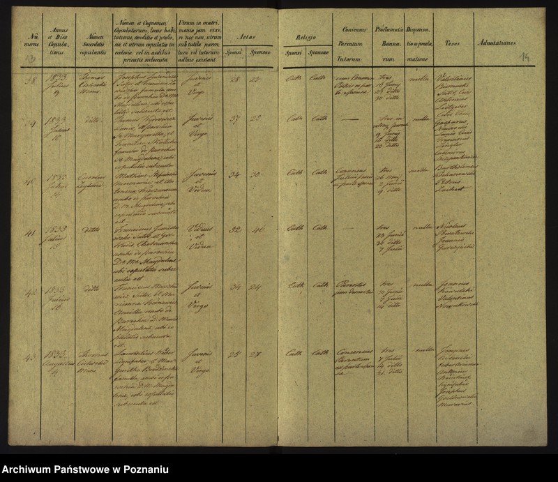 Obraz 10 z jednostki "Księga małżeństw"