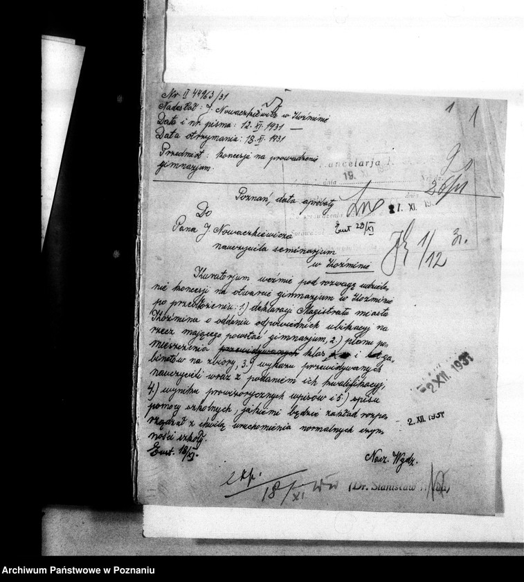 Obraz 5 z jednostki "Koncesje na prowadzenia szkół prywatnych"