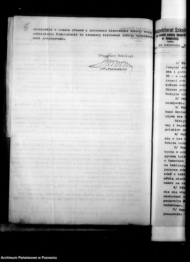 Obraz 9 z jednostki "Sprawozdania z wizytacji publicznych szkół powszechnych z niemieckim językiem nauczania"
