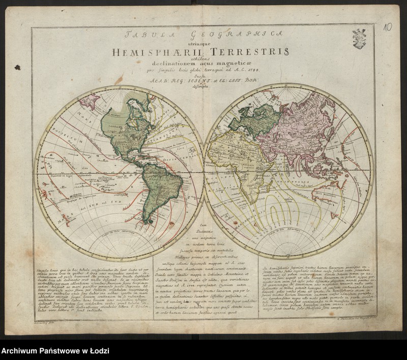 Obraz 12 z jednostki "Geographischer Atlas besteherd in 44 Land-Karten worauf alle Theile des Erd-Grenses vorgestellet werben. Auf Befehl der Königlischen Academie der Wissenschaften, Berlin 1750"
