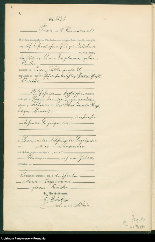 Obraz 9 z jednostki "[Księga zgonów t. VI]"