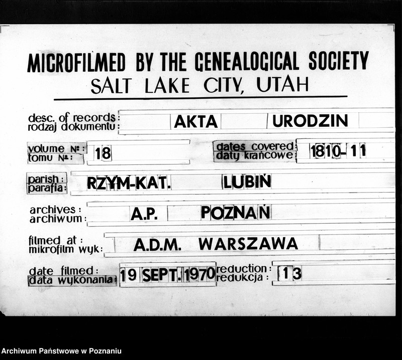 Obraz 1 z jednostki "Akta urodzenia i uznania"