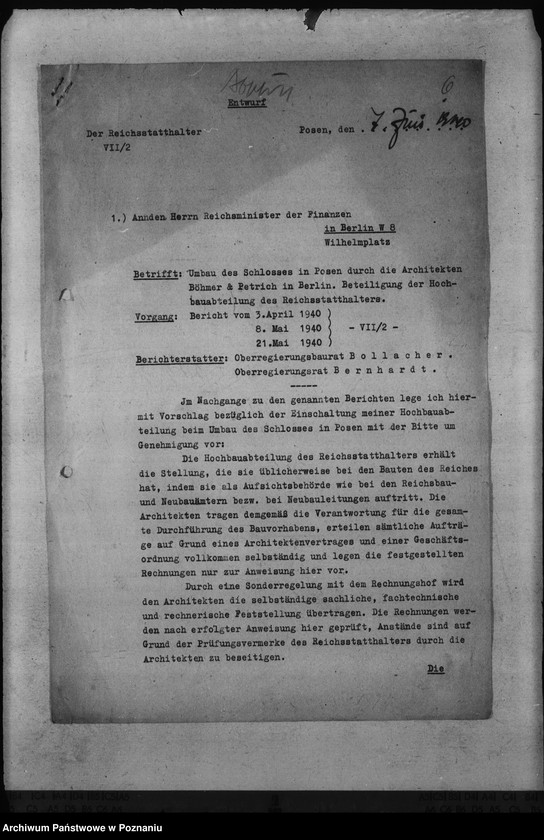 Obraz 10 z jednostki "Finansowanie przebudowy zamku w Poznaniu"