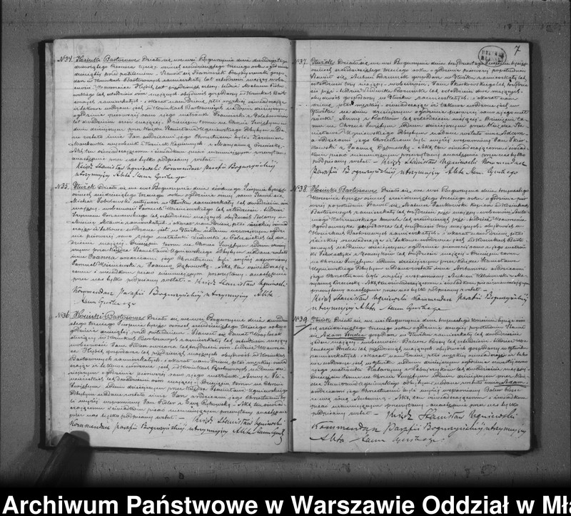 Obraz 9 z jednostki "Księga urodzeń, małżeństw i zgonów"