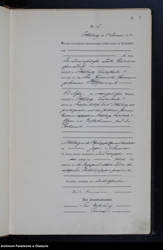 image.from.unit.number "Sterbe-Haupt-Register Nr 1 - 200"