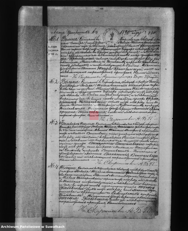 Obraz 5 z jednostki "Akta zejścia Bargłów"