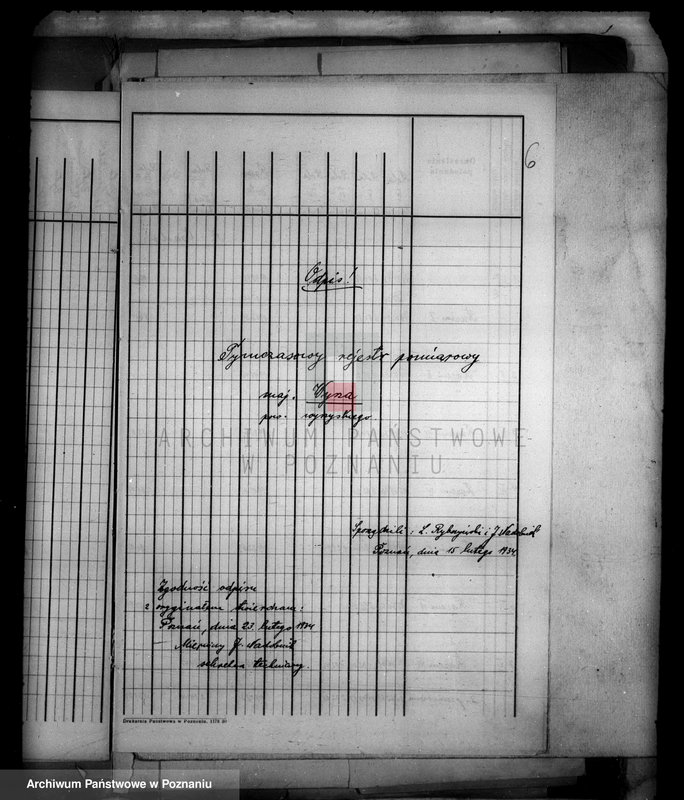 Obraz 10 z jednostki "Tymczasowy rejestr pomiarowy majątku Wyrza powiatu wyrzyskiego"