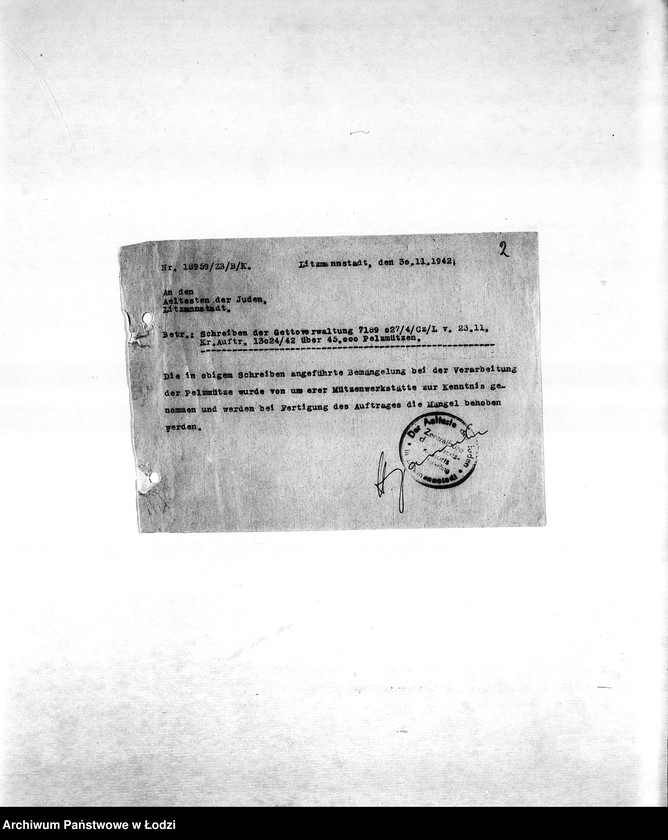 Obraz 5 z jednostki "[Resorty pracy M-P. Niemieckie zamówienia skierowane do resortów pracy, produkcja, zapotrzebowania materiałów do produkcji]"