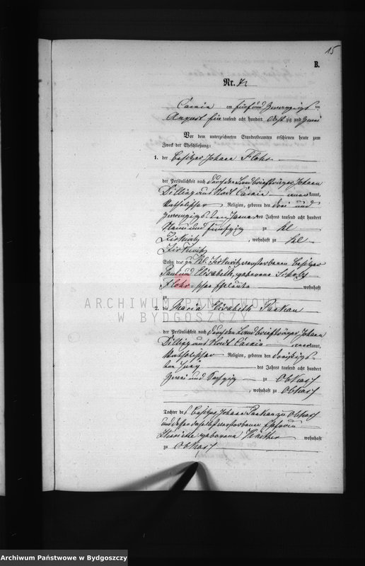 image.from.unit.number "Akta małżeństw - wtóropis"