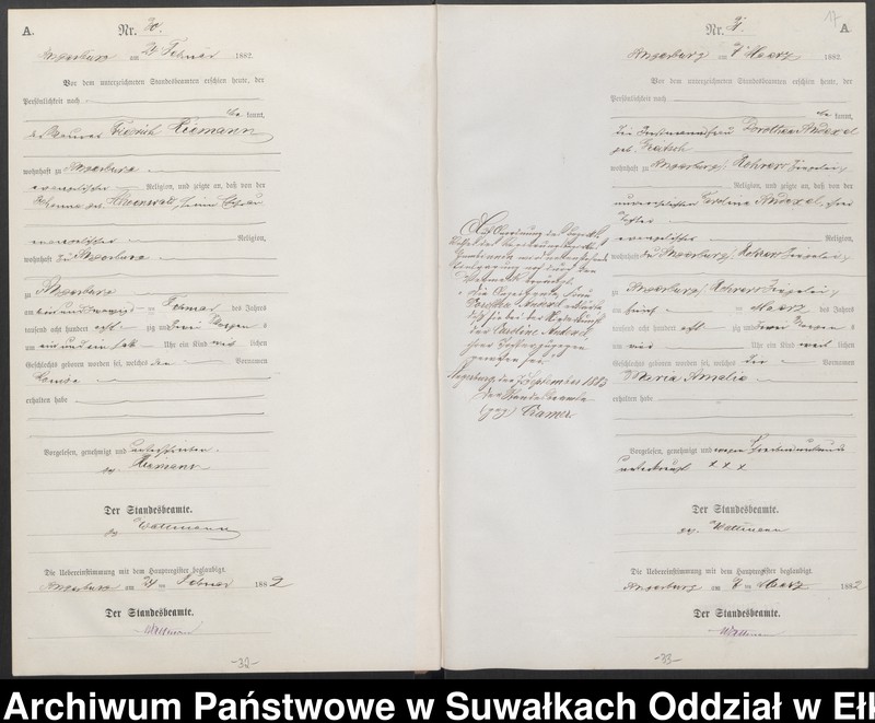 image.from.unit.number "Geburts-Neben-Register des Preussischen Standes-Amtes Angerburg Kreis Angerburg"