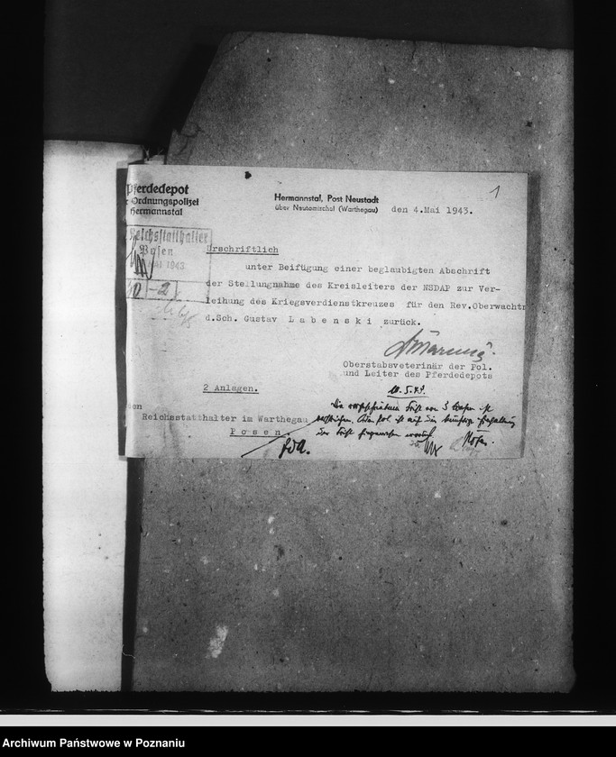 Obraz 5 z jednostki "Kriegsverdienstkreuze- SS. Und Polizei"