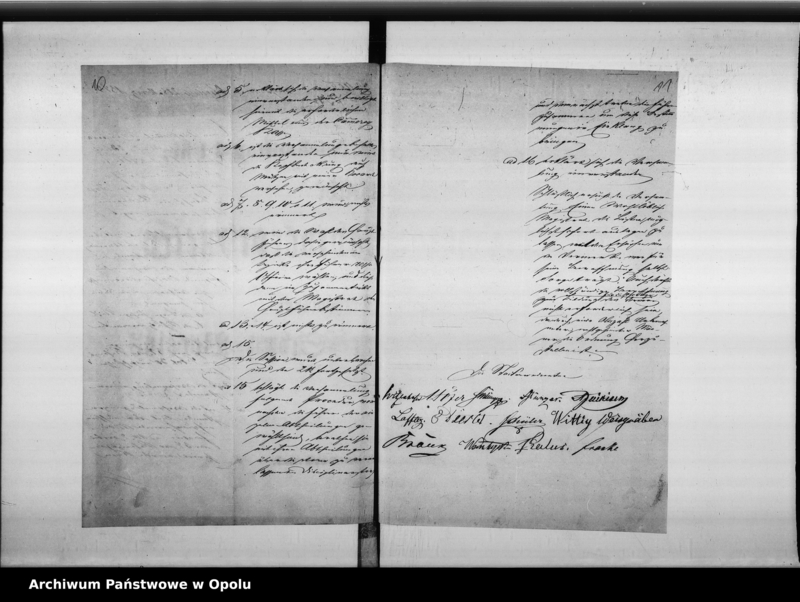 Obraz 11 z jednostki "Acta betreffend die Bildung des Sicherheits - Vereins in hiesiger Stadt Vol I de anno 1848"