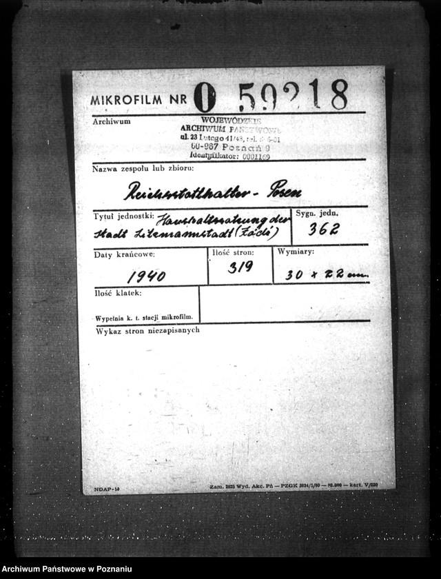 Obraz 2 z jednostki "Haushaltssatzung der Stadt Litzmannstadt (Łódź)"